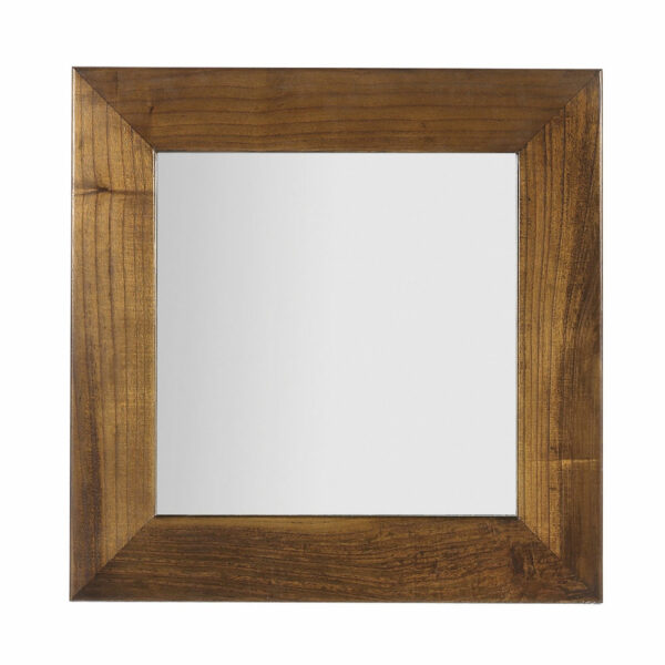 Espejo madera cuadrado 80x80cm