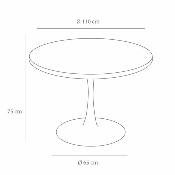mesa blanca 110